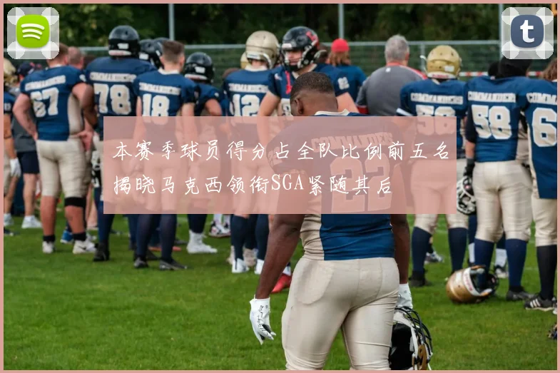 本赛季球员得分占全队比例前五名揭晓马克西领衔SGA紧随其后